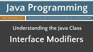 Learn Java Programming - Interface Modifiers Tutorial