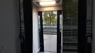 Latvian ER2 Train Doors Closing.