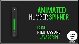 Animated Number Spinner Using Html, Css and JavaScript...