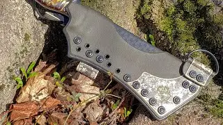 Red Rhino Customs Knife with Black Bear Custom Kydex Sheath