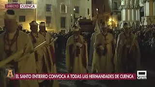 La emotiva salida de la Procesión del Santo Entierro en Cuenca