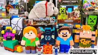 Unboxing and Review of Minecraft Movie Toys Collection | Dennis the wolf | Blast attack Ghast