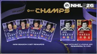 NHL 26 HUT Сезон 3 HUT Чемпионские карточки