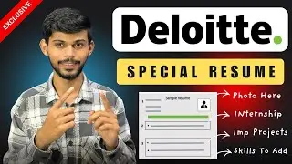 Deloitte NLA 2026 Resume Format - Exact Template That Gets Shortlisted