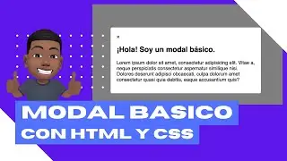 Creación de un Modal Básico con HTML, CSS y JS: Guía Paso a Paso para Principiantes