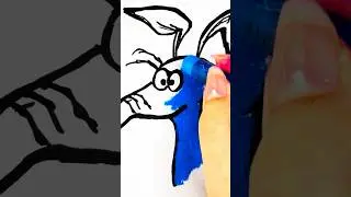How to Draw the Aardvark | Free Hand Cartoon Drawing Tutorial