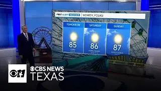 Sunny skies and warm weather welcome visitors to the State Fair of Texas