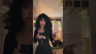 A Gorgeous Person With Curly Hair Vibing to Music#curlyhair #goodvibes #dancing
