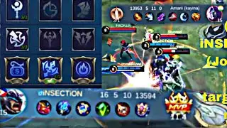 Johnson mage build one hit |insane16 kills top global build| #mlbbvideo #johnsongameplay