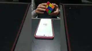 Solving a 3&times;3 Rubik's cube Day 37 #rubikscube #cubinglife #viralvideo #speedsolving #cubing #cubes .