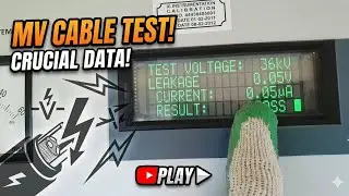 VLF testing of MV CABLE New cable test | very low frequency test.#vlf