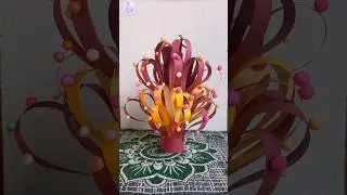 How to convert wedding card guldasta ✨ #wedding #flowers #tranding #shorts #craft  #diy #ideas #art