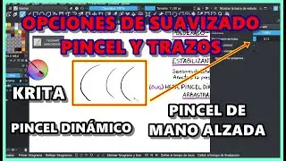 Suavizado Pincel Opciones Tutorial Principiantes Krita