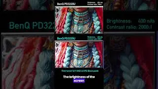 A mind-blowing improvement - BenQ PD3225U's new IPS Black panel vs PD 3220U screen