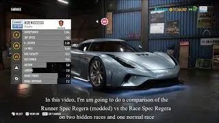 NFS Payback Mods | Runner Spec Koenigsegg Regera