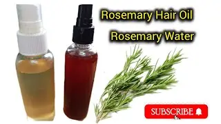 Make Rosemary Oil & Water at Home | जादुई तेल |  Effective Oil & Water for Hair Growth &  Hair loss