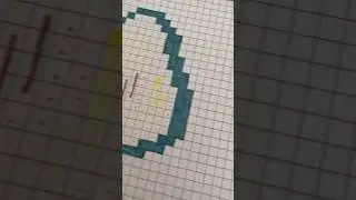 Cute pixel art🥰 #shorts #art #drawing #artist #pixelart #cute #pixelartideas #avocado