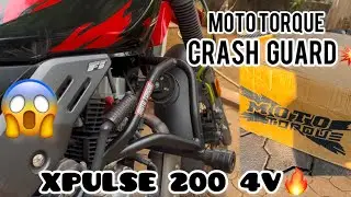 MOTO TORQUE CRASH GUARD FOR XPULSE 200 4V😱🔥|MOTO TORQUE|CRASH GUARD|#mototorque #crashguard #xpulse