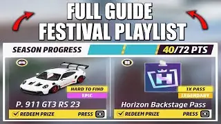 Forza Horizon 5 How to do the Festival Playlist Summer Season Series 52 (FULL GUIDE)