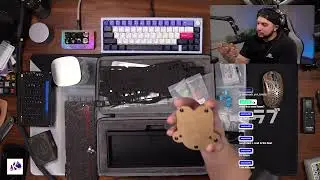 Tofu 60 V2 Prototype w/ KTT Monochrome Chalk Switches!! Bowl Mount?| Prototype | !build !buildservic