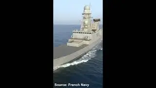 French Navy Forbin frigate Aster 30 missile intercepts AASM guided bomb
