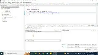 How to commit our changes in git reposiotry.