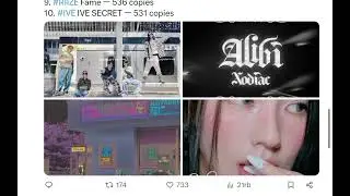 Продажи альбома Alibi заняли 2-е место в ежедневном чарте Hanteo Music #kpop #kpopedit #fypシ #xodiac