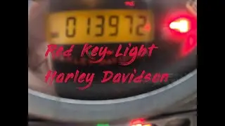 Red Key Light On Harley-Davidson