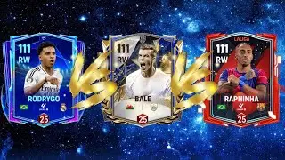 BATTLE PLAYERS: Rodrygo 107 RW 🆚 Gareth Bale 107 RW 🆚 Raphinha 107 RW