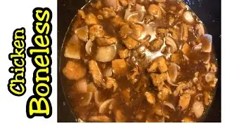 How to Make Chicken Boneless at Home/ Boneless Chicken Handi Recipe Pakistani/ Boneless Handi Recipe