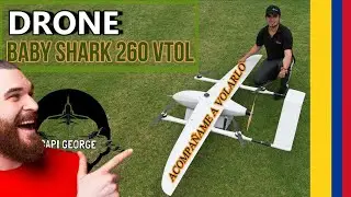Drone ala fija GIGANTE el Baby Shark 260 para FOTOGRAMETRÍA y carga