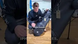This golf bag literally charges my phone
