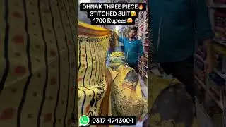 DHANAK THREE PIECE SUIT 2500❎1700✅ #viral #onlineshopping #hamaryvlogs #karachi #bigsale