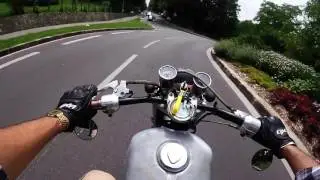 Test GoPro Hero+ - Cruising on my Honda Cm125