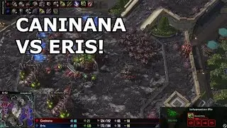 NUMBER 1 vs NUMBER 2 ZERG - Eris vs Caninana - Starcraft 2 AI