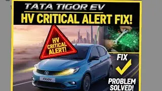 HV Critical Alert on Tigor EV? Try This Before Calling a Tow Truck!