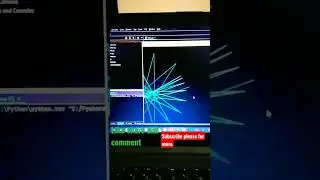 Creating Corona virus symbol using python. @pythonworld8443 