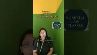 transfer of property act #nidhimittal #nkmittallawclasses #shorts