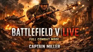 Battlefield V Day 7 Live after the War Thunder | Road to 9K | No Commentary