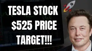 🔥 ЦЕЛЕВАЯ ЦЕНА АКЦИЙ TESLA &mdash; 525 ДОЛЛАРОВ! TSLA, SPY, QQQ, ES, NQ, BTC, NVDA и AAPL! 🚀