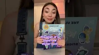 New sticker books always smell so juicy🤤🤩 #comedy #insideout2