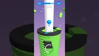 Stack Ball 3D Game | Level 421 | Play Stack Ball Game In Fast Speed | Stack Ball Game YouTube Short