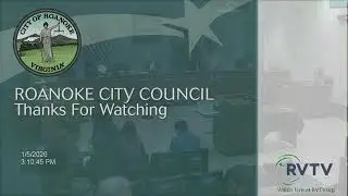 2 p.m. Roanoke City Council Meeting on January 5 2026