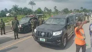 Commissioning of the Port Harcourt to Bonny Road through Bodo City, Rivers State, Nigeria