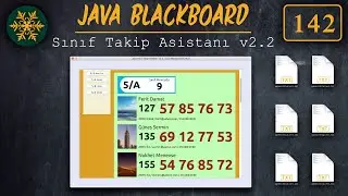 142 JavaBlackboard Creating a Simple Classroom Student Tracking System in Java v2.2