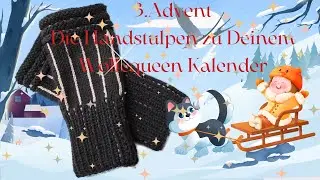 3. Advent  - Die Stulpen zu Deinem Wollequeen Adventskalender 🎅❄️🎄