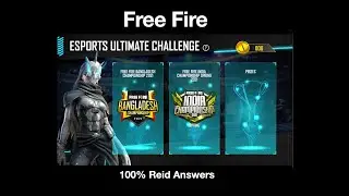 (March 16) Free Fire India Championship (FFIC) 2021 Ultimate Challenge All Questions & Answers
