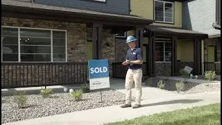 Meritage Homes' Construction Manager, Chris Roberts, at Painted Prairie