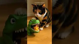 LOL! Cat goes statue mode&mdash;mouse still clueless!? #cat #catandmouse #trending