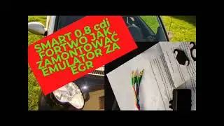 SMART 0 8 CDI FORTWO MONTAŻ EMULATORA ZA EGR